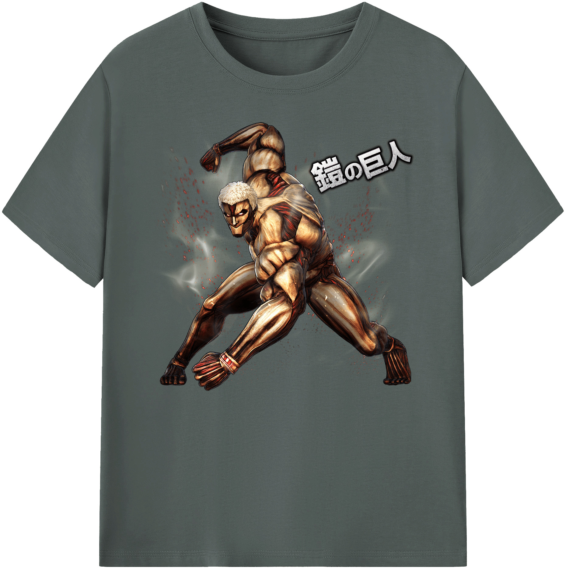 （画像用） 進撃の巨人 Attack on Titan 綿100％ メンズ半袖Tシャツ｜肌触りやわらか＆通気性